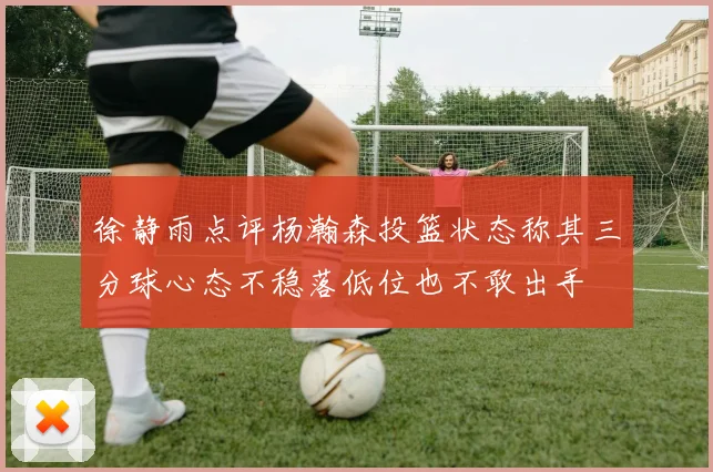 徐静雨点评杨瀚森投篮状态称其三分球心态不稳落低位也不敢出手