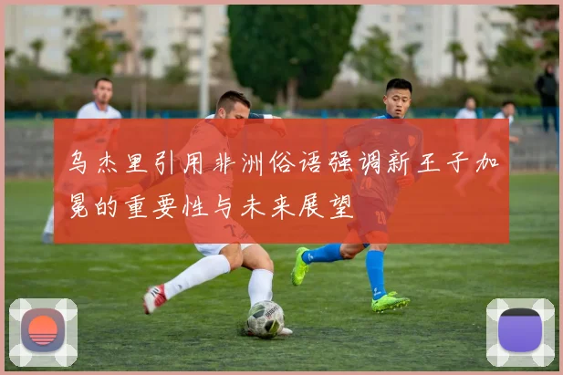乌杰里引用非洲俗语强调新王子加冕的重要性与未来展望